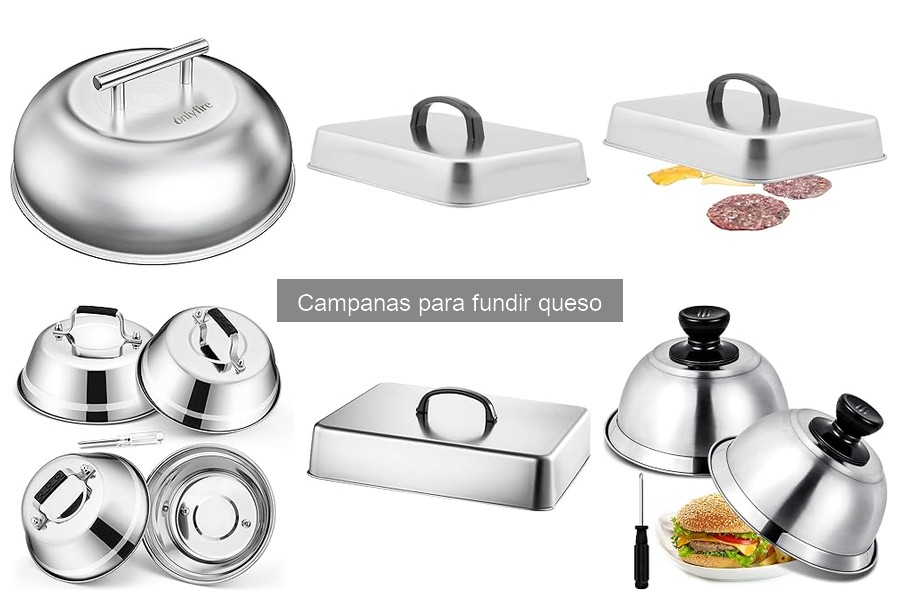 Recetas deliciosas con campanas para fundir queso