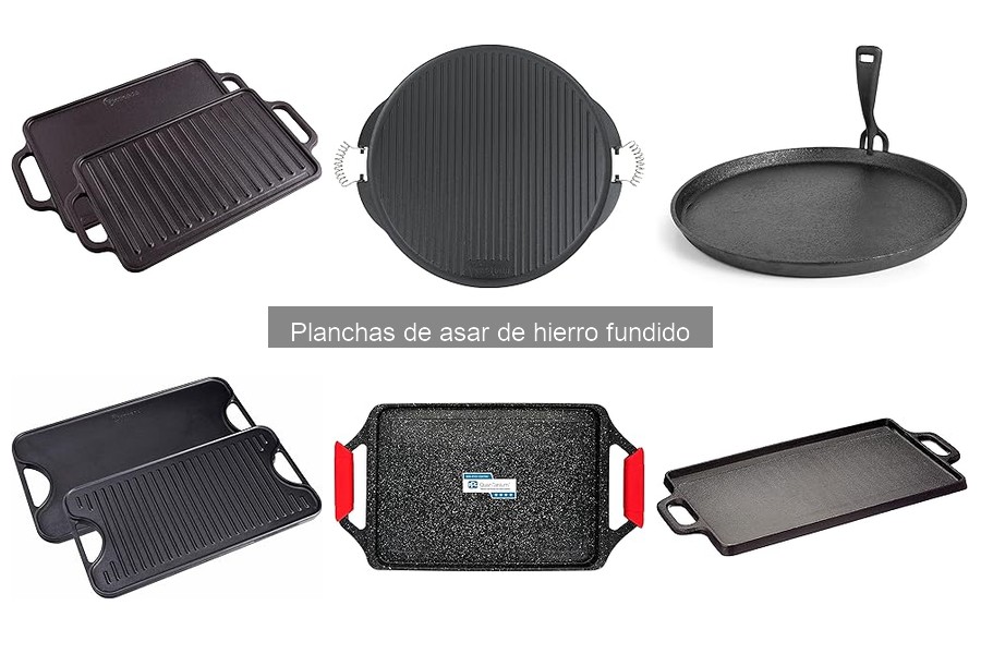Revisión de las Mejores Planchas de Asar de Hierro Fundido