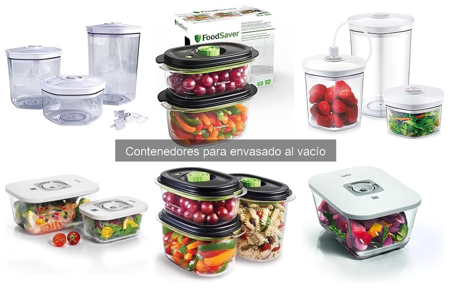¿Son seguros los contenedores al vacío para conservar alimentos?
