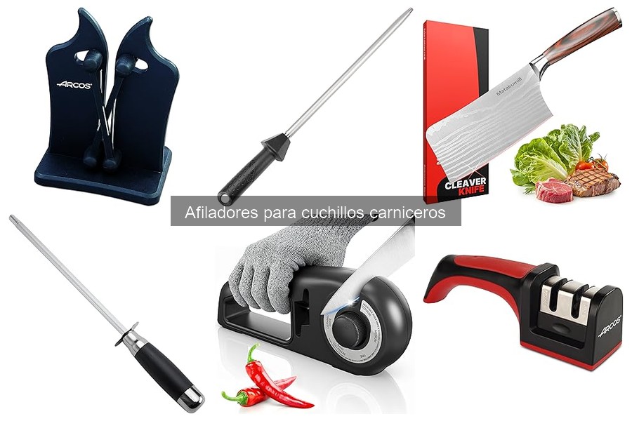 Tipos de afiladores para cuchillos carniceros: guía completa