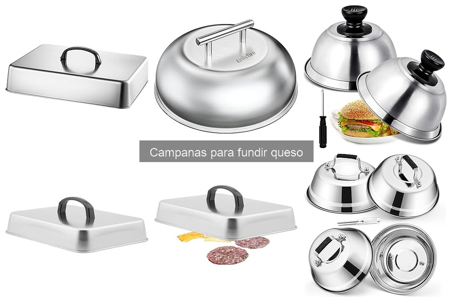 Tipos de campanas para fundir queso: guía completa