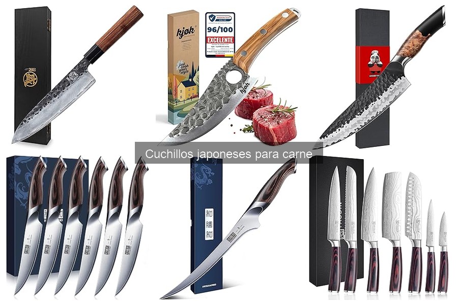 Tipos de cuchillos japoneses para carne y sus usos