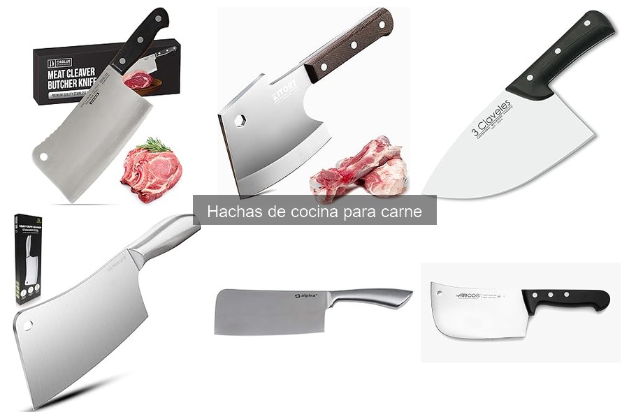 Tipos de hachas de cocina para carne: Guía completa