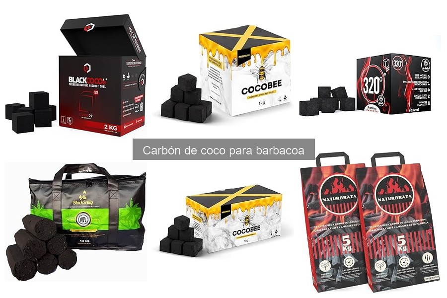 Ventajas del carbón de coco para barbacoa vs. otros carbones