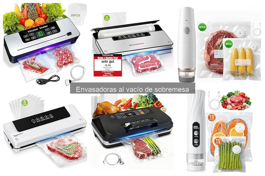 Ventajas y desventajas de envasadoras al vacío de sobremesa